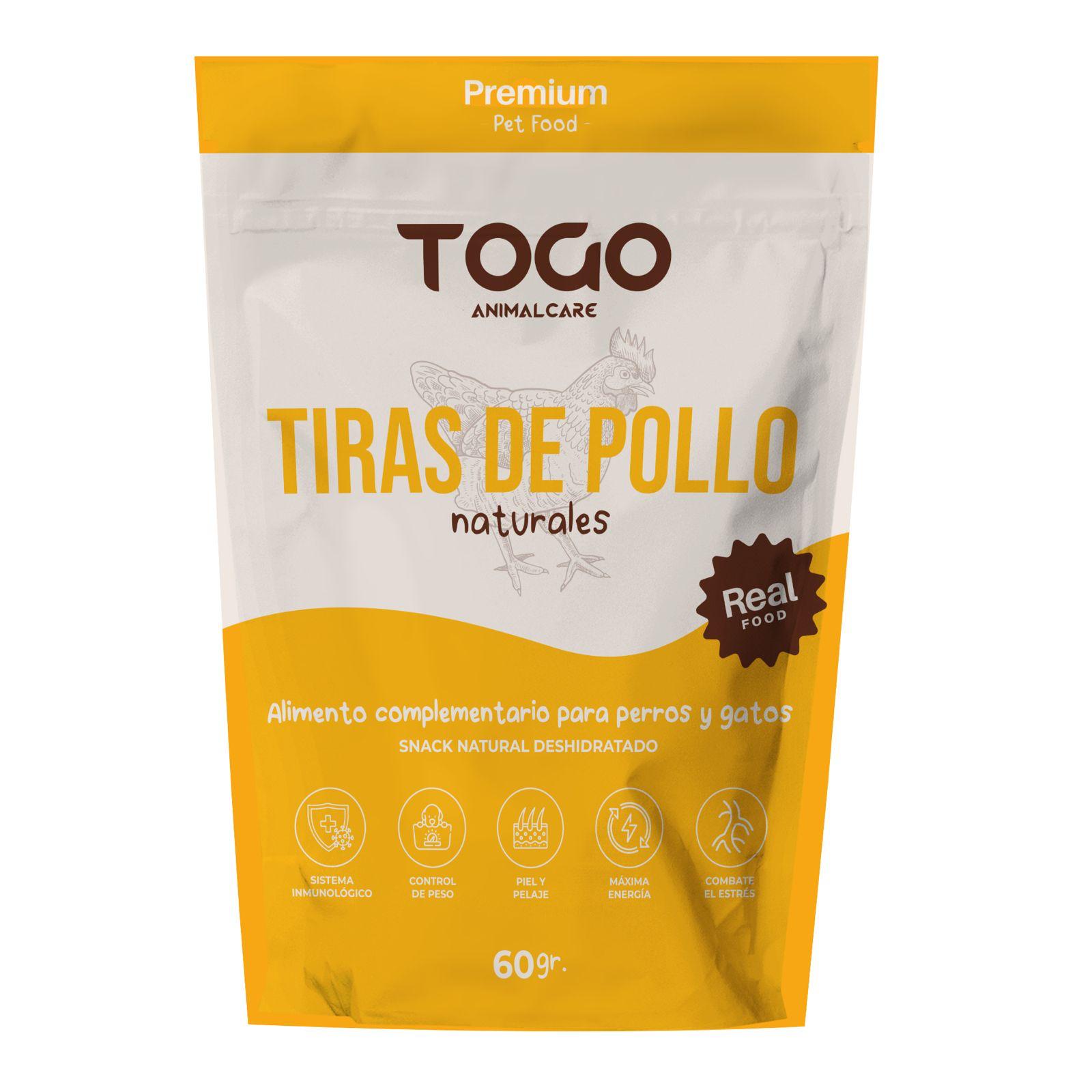 Tiras de Pollo Deshidratados | Snacks Naturales