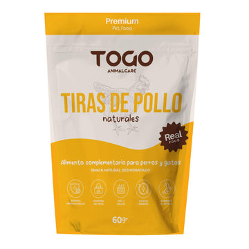 Tiras de Pollo Deshidratados | Snacks Naturales