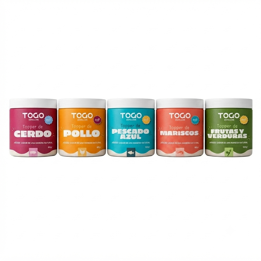 TOGO Vitality Collection: El boost de sabor y proteína que su pienso necesita. 5unidades
